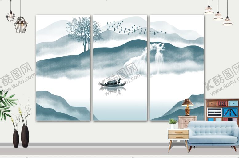 编号：44311005081158296829【酷图网】源文件下载-山水画