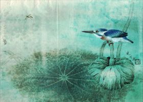 中式古典花鸟工笔画