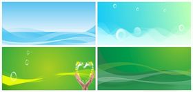 蓝色背景科技线条绿色背景