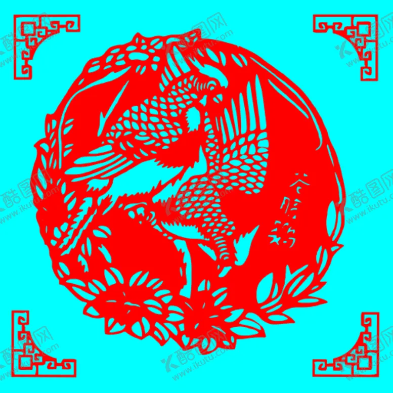 编号：30364101191741567027【酷图网】源文件下载-谷脍鹦剪纸