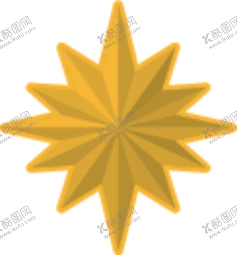编号：51881409220747441241【酷图网】源文件下载-金色星型