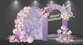 小太阳宝宝生日派对堆头美陈