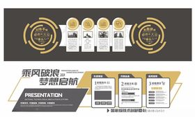 企业展厅立面文化墙