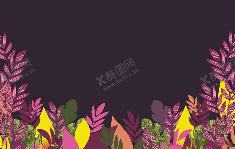 编号：46938710191711577377【酷图网】源文件下载-叶子背景