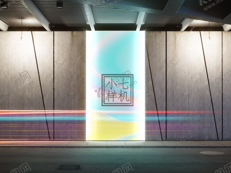 编号：78837009250716155688【酷图网】源文件下载-户外海报展架广告贴图样机