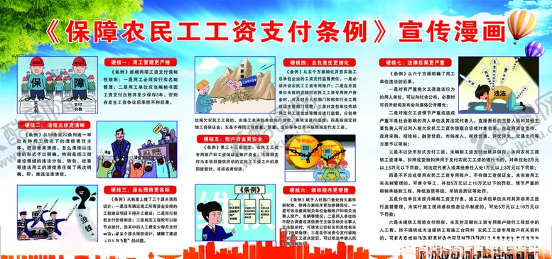 编号：38701605100101061465【酷图网】源文件下载-保障农民工工资支付条例