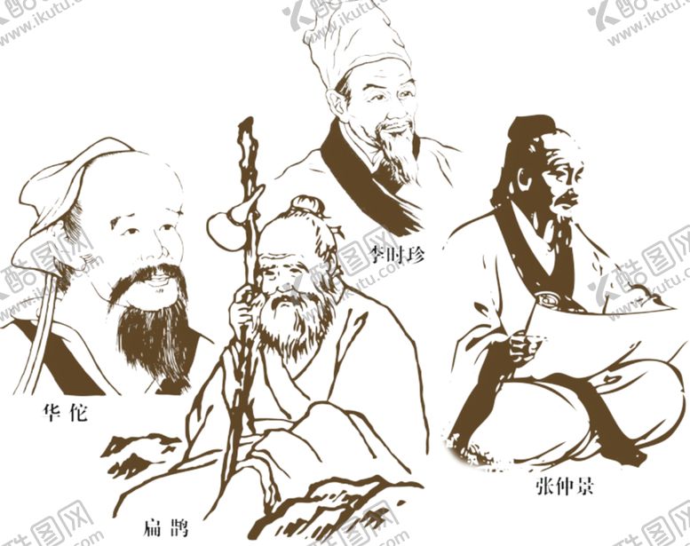编号：20428709252228345191【酷图网】源文件下载-四大名医