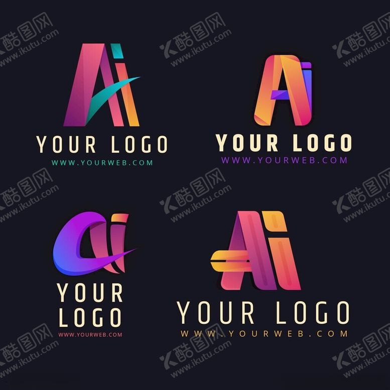 编号：17469101190702109567【酷图网】源文件下载-人工智能logo