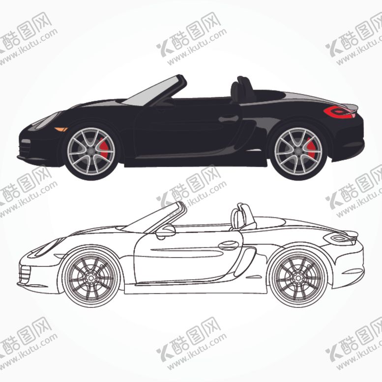 编号：21436507062013293896【酷图网】源文件下载-扁平汽车
