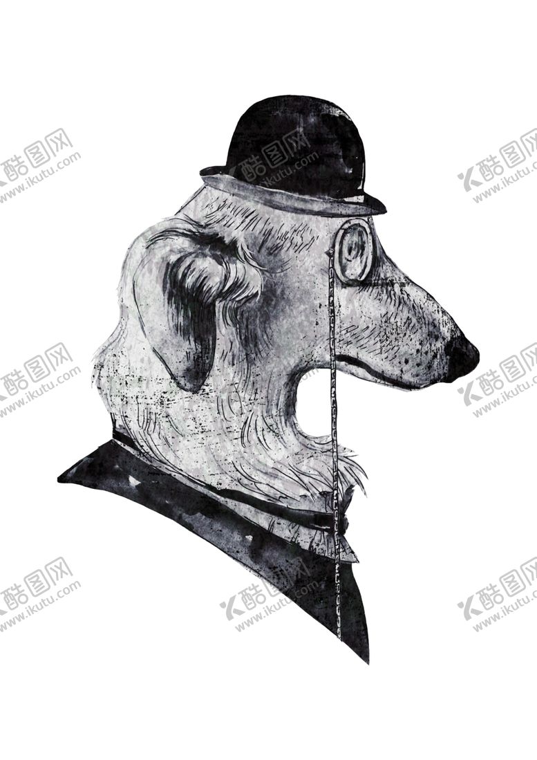 编号：24675802021952252563【酷图网】源文件下载-手绘狗子