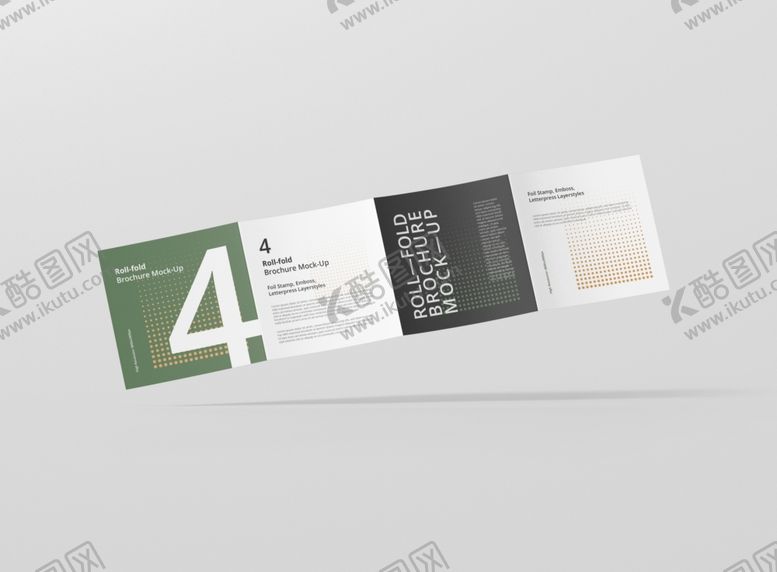编号：49854210080640268020【酷图网】源文件下载-4折页效果图样机