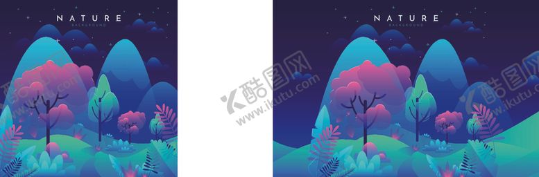 编号：98027206250326182406【酷图网】源文件下载-扁平风景