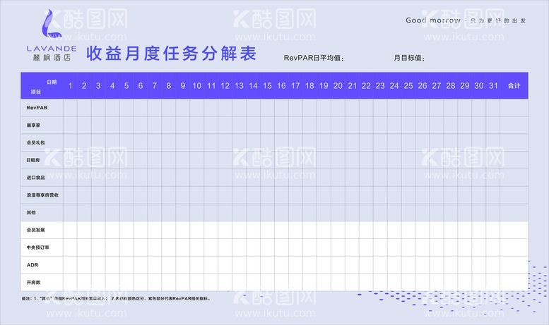 编号：72472310160404009671【酷图网】源文件下载-任务表