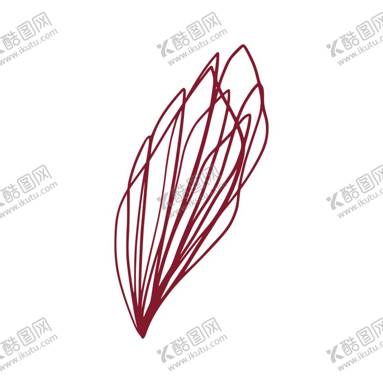 编号：82081410042344503983【酷图网】源文件下载-手绘线性枝叶