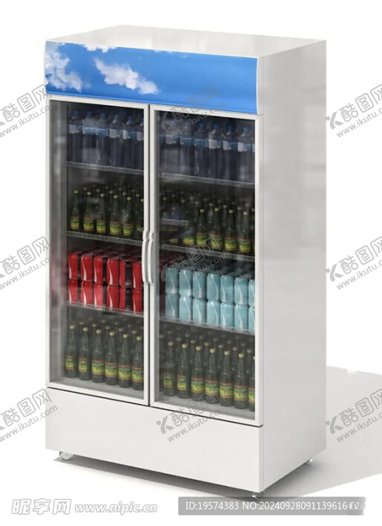 编号：62153002240041399981【酷图网】源文件下载-C4D模型冰箱