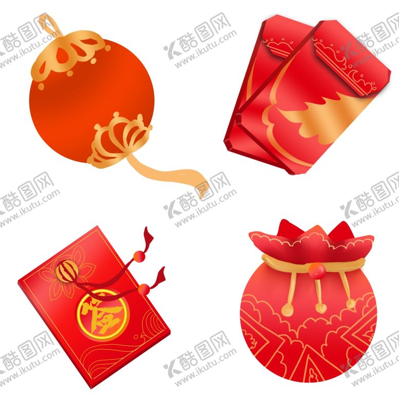 编号：52619309270510516579【酷图网】源文件下载-立体新年小贴纸