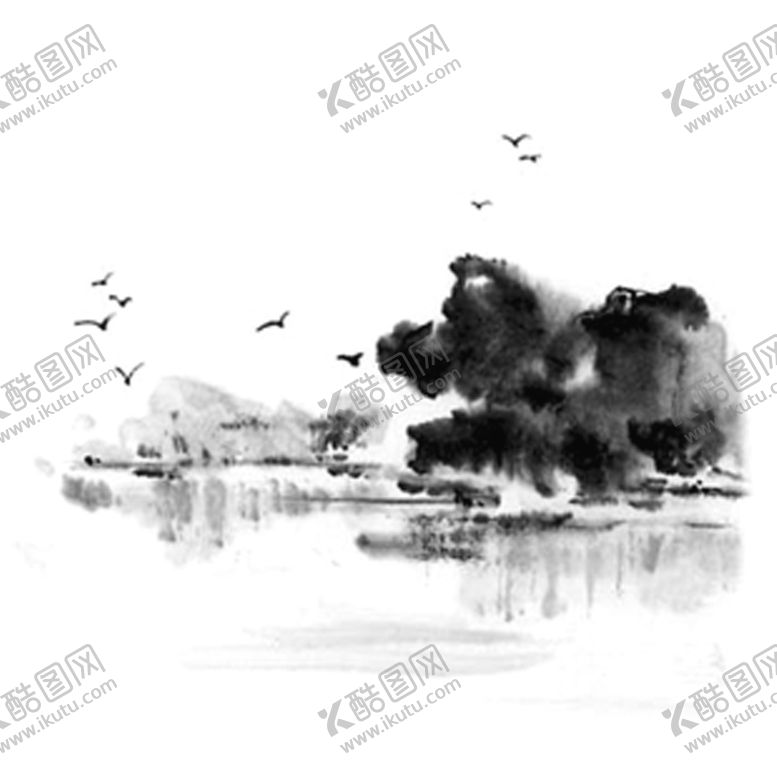 编号：44085504202102108279【酷图网】源文件下载-水墨山水