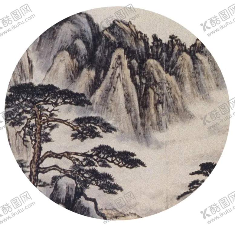 编号：25330505132334402019【酷图网】源文件下载-水墨中国风迎客松