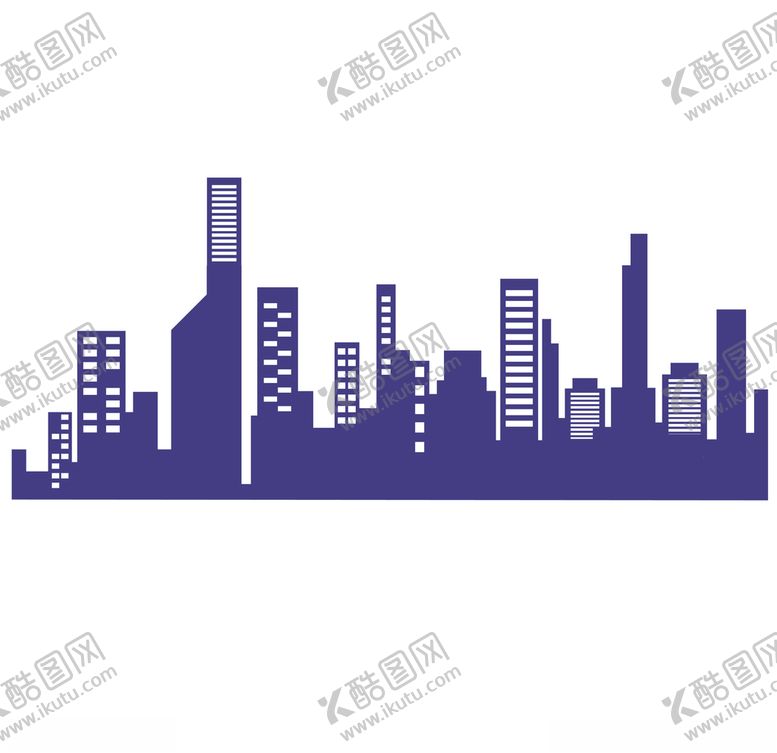 编号：37152905141528466871【酷图网】源文件下载-城市建筑剪影