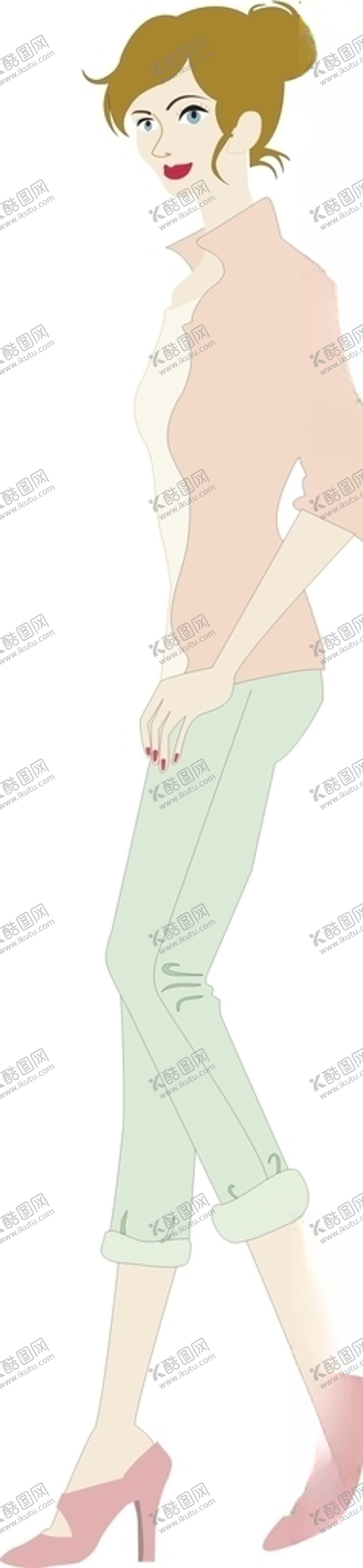 编号：99250204290308399395【酷图网】源文件下载-美女矢量
