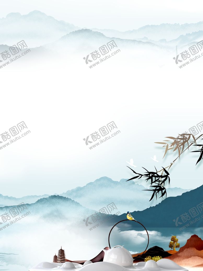 编号：93036604211407583424【酷图网】源文件下载-禅意山水