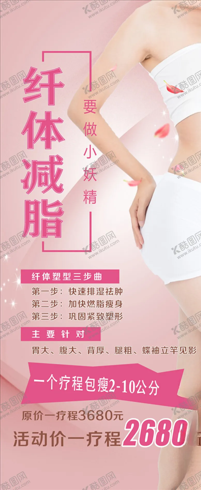 编号：90286306262052395422【酷图网】源文件下载-纤体减脂展架