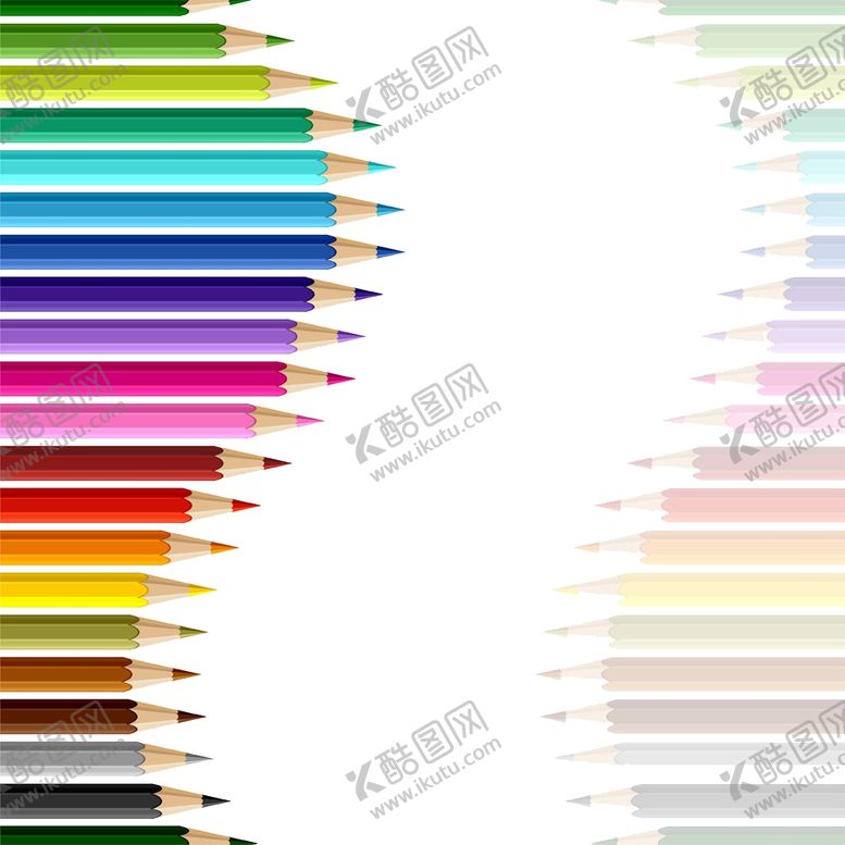 编号：27328810301448573121【酷图网】源文件下载-彩色铅笔素材