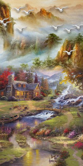 欧式风景画