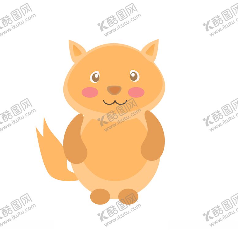 编号：84524104262227277540【酷图网】源文件下载-手绘矢量松鼠