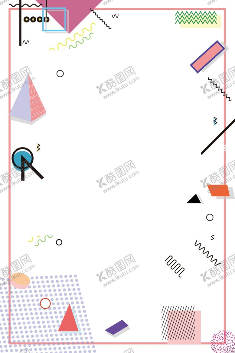 编号：54932405051819234589【酷图网】源文件下载-白色几何背景
