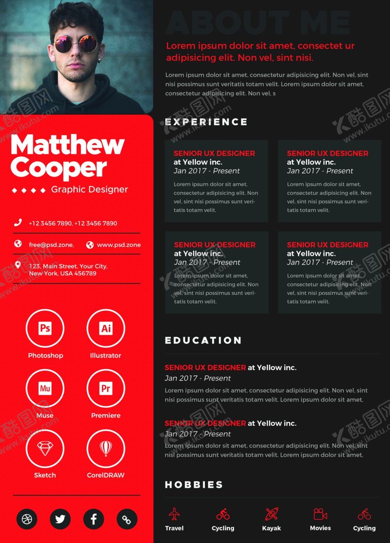 编号：11295809170309535300【酷图网】源文件下载-简历