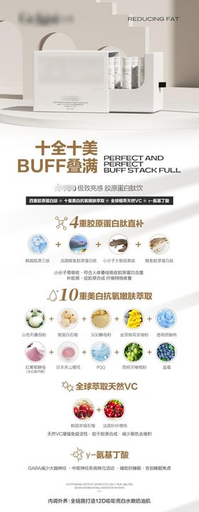 产品成分解析海报