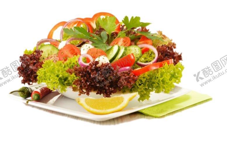 编号：49347609220824283841【酷图网】源文件下载-美食沙拉素材