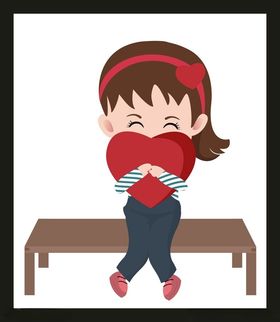 手绘女孩女人美优雅漂亮