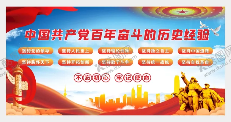 编号：61945810112125087364【酷图网】源文件下载-百年奋斗的历史经验