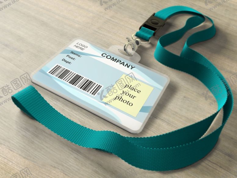 编号：20640009182228247657【酷图网】源文件下载-工作证贴图效果样机