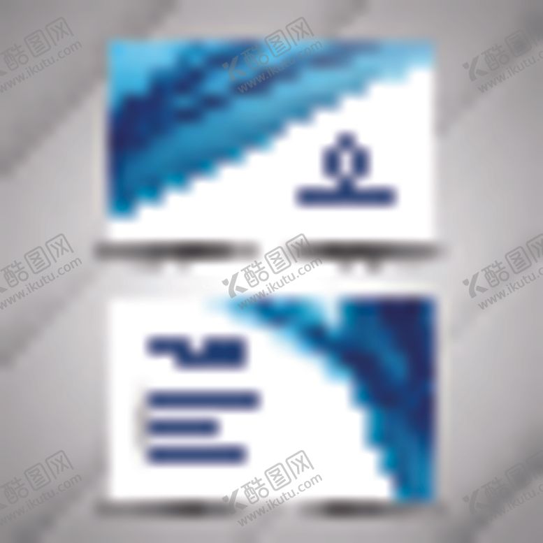 编号：63817307092035431506【酷图网】源文件下载-蓝色商务名片