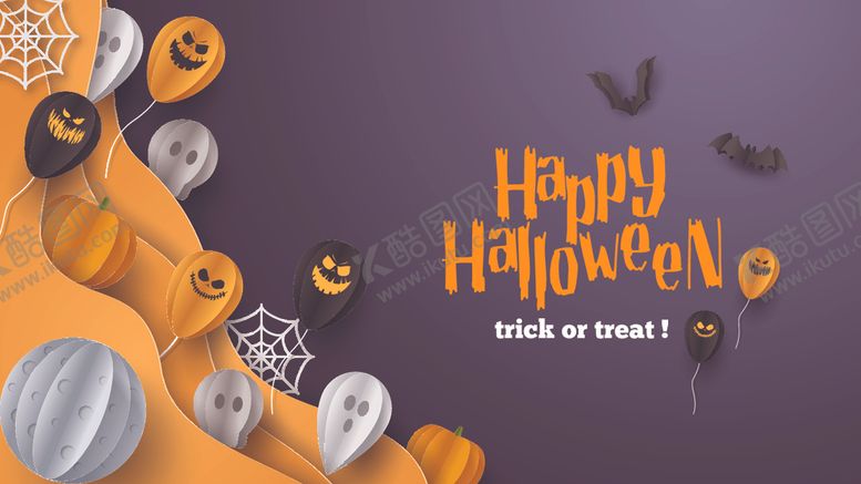 编号：34517709241159246076【酷图网】源文件下载-万圣节折纸