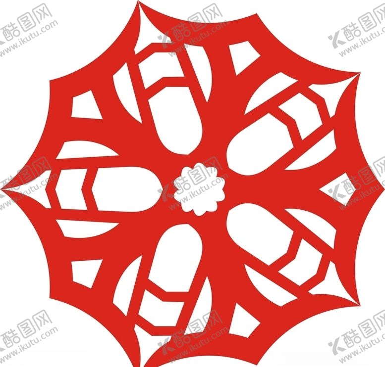 编号：58498205090055414513【酷图网】源文件下载-六角剪花窗花纸图案背景元素