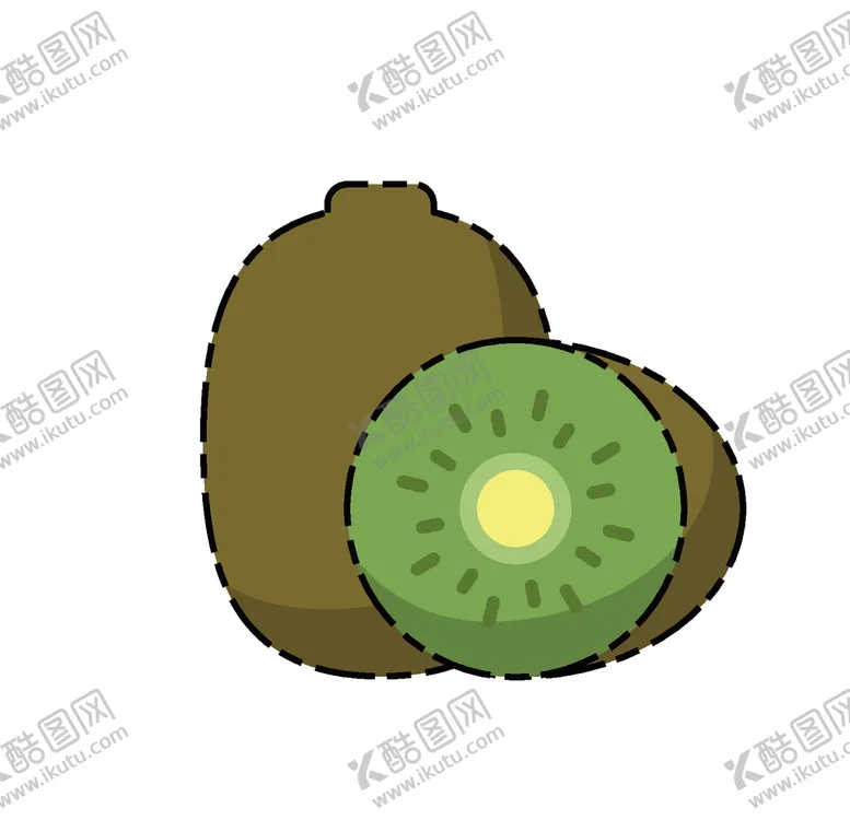 编号：77337603221546023175【酷图网】源文件下载-卡通猕猴桃