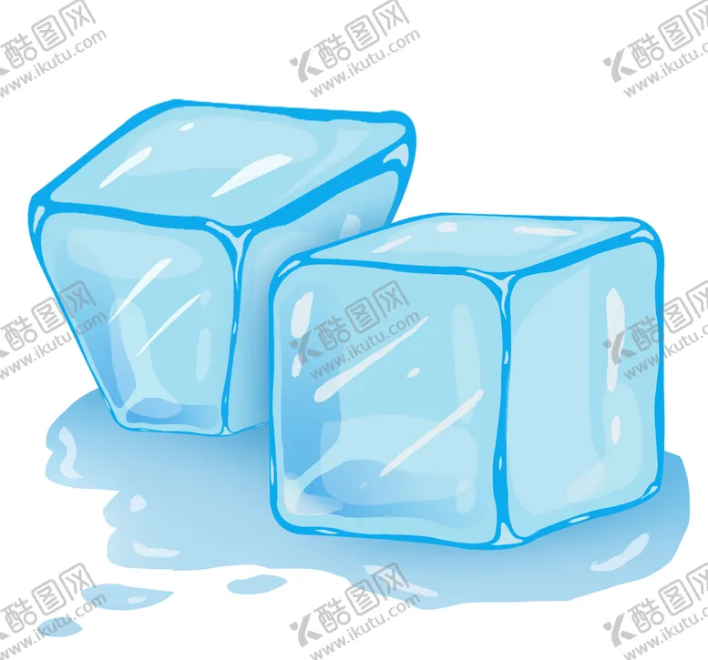 编号：09635109211345410152【酷图网】源文件下载-冰块插画