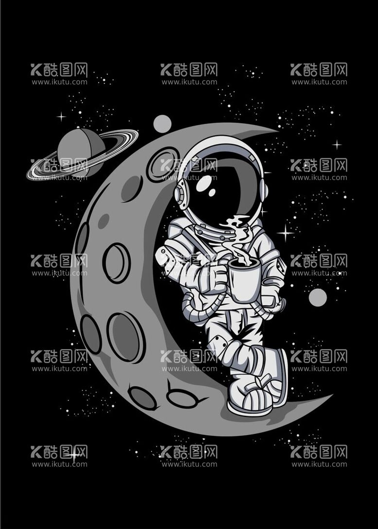 编号：52562001260029415297【酷图网】源文件下载-太空人月亮