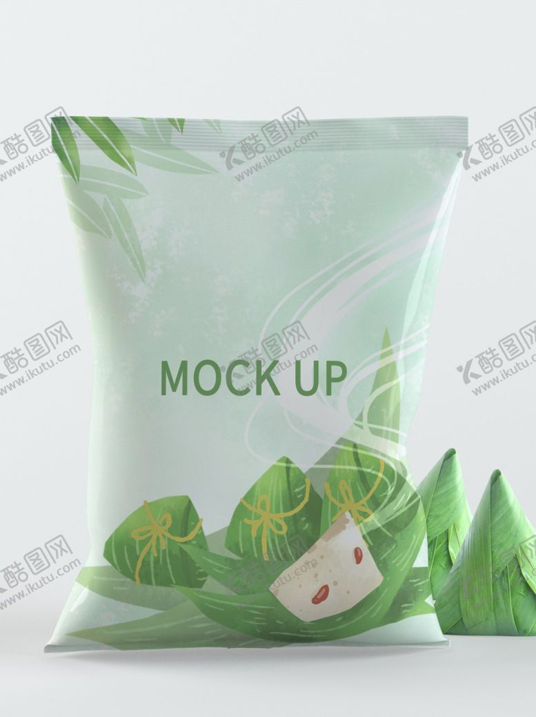 编号：80060106170345292190【酷图网】源文件下载-零食袋包装样机