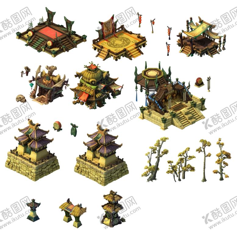 编号：60328210301814457829【酷图网】源文件下载-游戏房屋建筑物元素