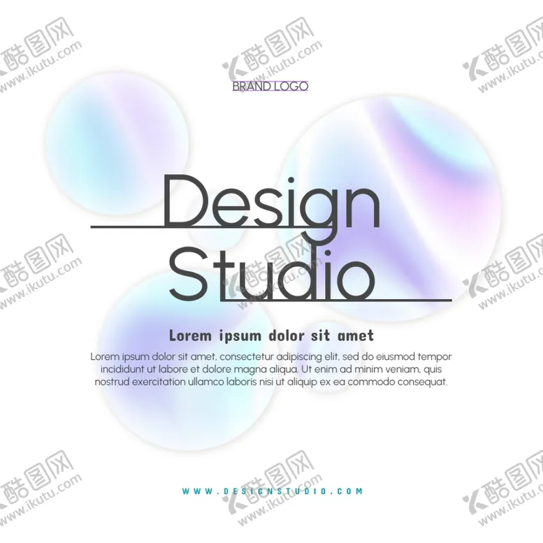 编号：82364606291721563970【酷图网】源文件下载-设计工作室宣传页展示