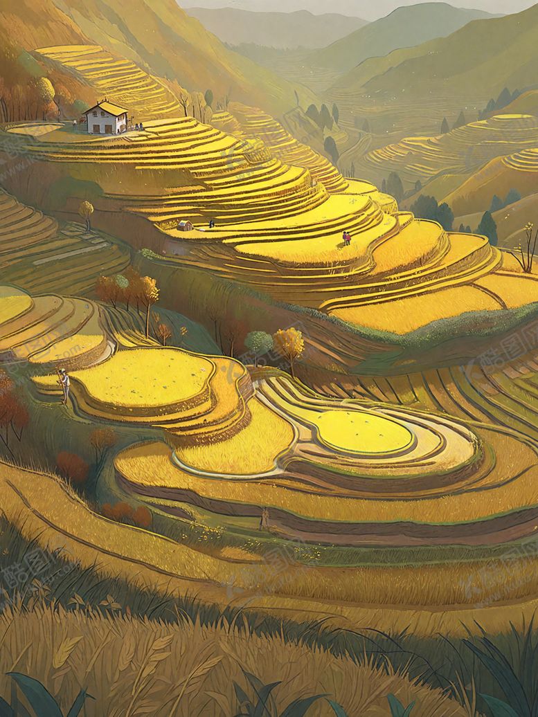 编号：43457702240655235742【酷图网】源文件下载-山区梯田
