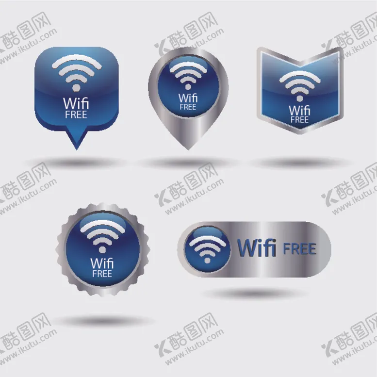 编号：42981009231404001820【酷图网】源文件下载-wifi图标信号标志