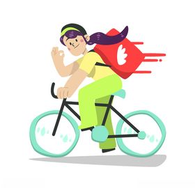 骑自行车