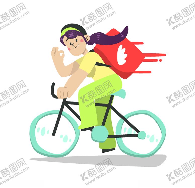 编号：52431505080933364985【酷图网】源文件下载-骑自行车
