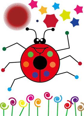 小虫子七星瓢虫